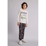 Defacto G9974a8gr400 Gri Regular Fıt 2'Li Pijama Takımı Erkek Çocuk