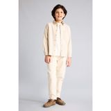 DeFacto Gabardin Pantolon Erkek Çocuk, 9-10 Yaş, G6733A826SP, Ekru-ER134, Erkek Çocuk