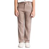 DeFacto Gabardin Pantolon Erkek Çocuk Regular Fit, 5-6 Yaş, G8009A826SP, Bej-BG250, Erkek Çocuklar