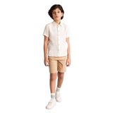 DeFacto Gabardin Şort Erkek Çocuk, 11-12 Yaş, C2955A826SM, Bej-BG203, Erkek Çocuk