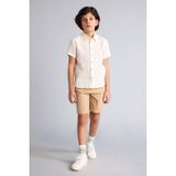 DeFacto Gabardin Şort Erkek Çocuk, 5-6 Yaş, C2955A826SM, Bej-BG203, Erkek Çocuk