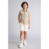 DeFacto Gabardin Şort Erkek Çocuk, 7-8 Yaş, C2955A826SM, Ekru-ER37, Erkek Çocuk