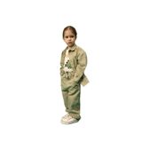 DeFacto Gabardin Uzun Kollu Gömlek Erkek Bebek, 2-3 Yaş, G6614A526SP, Yeşil-GN1216, Erkek bebek