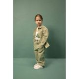 DeFacto Gabardin Uzun Kollu Gömlek Erkek Bebek, 9-12 Ay, G6614A526SP, Yeşil-GN1216, Erkek bebek