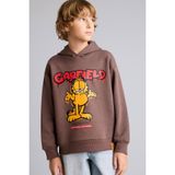 DeFacto Garfield Bisiklet Yaka İçi Yumuşak Tüylü Baskılı Sweatshirt Erkek Çocuk