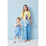 DeFacto Geniş Paça Jean Pantolon Kız Çocuk G0249A826SM - Mavi-NM63 - 8 - 9 Yaş
