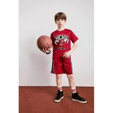 Defacto H2883a8rd70 Kırmızı Nba Chıcago Bulls Regular Fıt Şort Erkek Çocuk