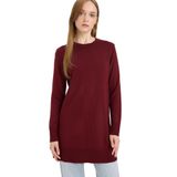 DeFacto H3431AZ25WN BR115 Bordo Kadın Kazak