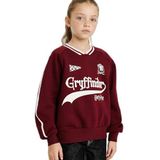 Defacto Harry Potter Oversize Geniş Kalıp V Yaka İçi Yumuşak Tüylü Sweatshirt Kız Çocuk, 7-8 Yaş, G6364A825WN, Bordo-BR114, kız-çocuk, 7/8 Yaş (128cm)