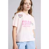 DeFacto Hello Kitty Oversıze Tişört Kız Çocuk, 9-10 Yaş, G8195A826SM, Pembe-PN344, Kız çocuk