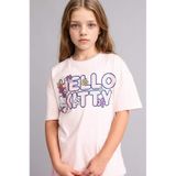 Defacto Hello Kitty Relax Fıt Bisiklet Yaka Kısa Kollu Tişört Kız Çocuk H3476a826hspn671 Pembe-pn671
