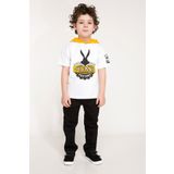 Defacto I2511A618SPWT34 Looney Tunes Lisanslı Oversize Kapşonlu Erkek Çocuk T-Shirt