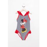 Defacto I3058A618SMNV31 Lisanslı Mickey Mouse Baskılı Kurdele Detaylı Kız Çocuk Mayo