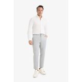 Defacto Jogger Fit Cepli Esnek Kumaş Düz Paça Pantolon T6317az25augr377 Gri