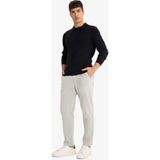 DeFacto Jogger Fit Düz Paça Penye Pantolon F0447AX25WN - Gri-GR302 - 32
