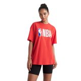 DeFacto Kadın Defacto Fit NBA Oversize Fit Kısa Kollu Tişört, Kırmızı , XS T-shirt