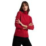 DeFacto Kadın H1651AZ Basic Balıkçı Yaka Slim Fit Triko Kazak, Kırmızı, L