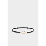 DeFacto Kadın Oval Toka Suni Deri Klasik Kemer G7077AXNS - 100 cm - Siyah-BK27