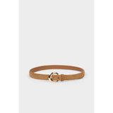 DeFacto Kadın Oval Toka Suni Deri Klasik Kemer G7079AXNS - 95 cm - Kahve-BN45