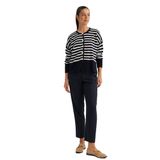 DeFacto Kadın Slim Fit Cepli Kısa Paça Pantolon, Lacivert, 40