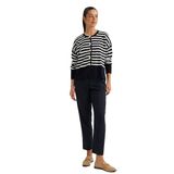 DeFacto Kadın Slim Fit Cepli Kısa Paça Pantolon, Lacivert, 42