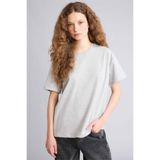 DeFacto Kadın T-shirt E4935AX/GR256 GREY MELANGE