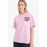 DeFacto Kadın T-shirt G2510AX/PN606 LT.PINK