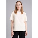 DeFacto Kadın T-shirt G9263AX/ER105 ECRU