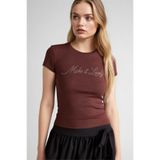 DeFacto Kadın T-shirt G9622AX/BN320 BROWN
