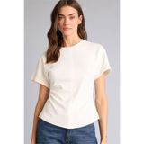 DeFacto Kadın T-shirt H0556AX/ER105 ECRU