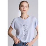 DeFacto Kadın T-shirt H2453AX/BE216 LT.BLUE