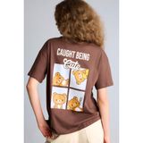 DeFacto Kahverengi Basic T-Shirt, S, H0260AX26SM, Kahve-BN334, Kadın
