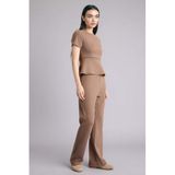 DeFacto Kahverengi Pantolon, XL, G9812AX26SP, Kahve-BN271, Kadın