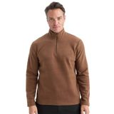DeFacto Kahverengi Polar Sweatshirt, S, Y3996AZNS, Kahve-BN267, Erkek