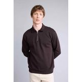 DeFacto Kalın Kumaş Sweatshirt, L, H1833AX26SP, Kahve-BN337, erkek