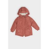 Defacto Kapüşonlu Çıtçıtlı Mont Kız Bebek, 18-24 Ay, Kapüşonlu Çıtçıtlı Mont, Bordo-BR495, baby-girls, 18-24 Ay (92cm)