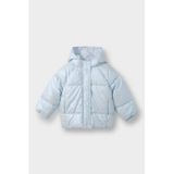 Defacto Kapüşonlu Fermuarlı Çıtçıtlı Şişme Mont Kız Bebek, 18-24 Ay, Kapüşonlu Fermuarlı Çıtçıtlı Şişme Mont, Mavi-BE216, baby-girls, 18-24 Ay (92cm)