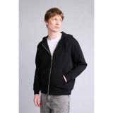 DeFacto Kapüşonlu Fermuarlı Sweatshirt, XL, D7599AX26SP, Siyah, Erkek