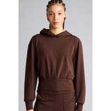 DeFacto Kapüşonlu Sporcu Sweatshirt, S, G5664AX25WN, Kahve-BN192, kadın