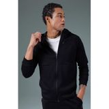 DeFacto Kapüşonlu Sweatshirt, XS, A6956AX24SP, Siyah, Erkek