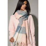 DeFacto Kareli Atkı Pembe, Tek Ebat, F3432AX25WN, Pembe-PN1, kadın