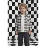 DeFacto Kareli Flanel Uzun Kollu Gömlek Erkek Bebek, 3/4 Yaş (104 cm), G6141A526SP, Ekru, Erkek bebek