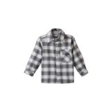 DeFacto Kareli Flanel Uzun Kollu Gömlek Erkek Bebek, 4/5 Yaş (110cm), G6141A526SP, Ekru, Erkek bebek