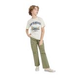DeFacto Kargo Cepli Düz Paça Gabardin Pantolon Erkek Çocuk, 8-9 Yaş, B5924A824SP, Haki-KH373, Erkek Çocuk