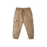 DeFacto Kargo Fit Jogger Paça Gabardin Pantolon Erkek Bebek, 9-12 Ay, G6429A526SP, Bej-BG315, Erkek bebek