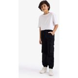 DeFacto Kargo Gabardin Pantolon Erkek Çocuk G8013A826SP - Siyah-BK81 - 13 - 14 Yaş