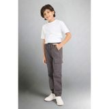DeFacto Kargo Jogger Gabardin Antrasit Erkek Çocuk Pantolon G6424A8/AR126