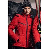 DeFacto Kayak Montu Su İtici Rüzgar Geçirmez Slim Fit Dar Kesim Kapüşonlu Fermuarlı Cepli Ultra Korumalı, XS, A73, Kırmızı-RD79, Kadın