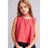 DeFacto Kısa Kollu Bluz Kız Çocuk H5467A826HS - 8 - 9 Yaş - Pembe-PN680