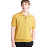 DeFacto Kısa Kollu Polo Yaka Tişört, XL, G3125AX26SP, Sarı-YL519, Erkek